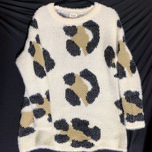 Bibi All Leopard sweater  Sz M